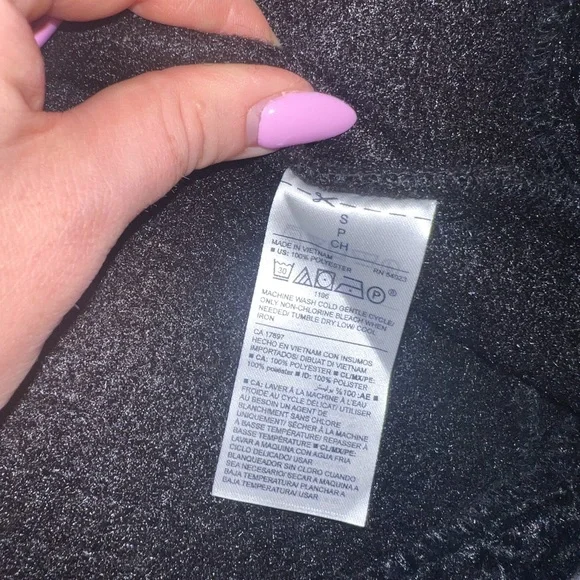 Old Navy Black Bouclé Midi Coat - Small - Picture 11 of 11